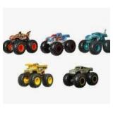 Hot Wheels Monster Trucks Crash Crew, 5-Pack of 1:64 Scale Toy Trucks
