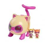 Disney Junior SuperKitties SuperKitty Copter with Lights and Sounds, 3 Pieces, Poseable Figures, Kids Toys for Ages 3 Up by Just Play