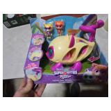 Disney Junior SuperKitties SuperKitty Copter with Lights and Sounds, 3 Pieces, Poseable Figures, Kids Toys for Ages 3 Up by Just Play