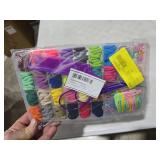 Elastic Hair Ties, Hair Accessories for Girls, Colorful Baby Elastic Hair Bands Set Rubber Bands for Hair with Hair Clips