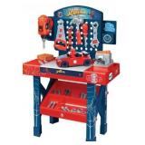 Marvel Spider-Man Bench Set Spiderman Tool Bench Playset with Take Apart Car - Official Marvel Licensed Product (55 Pieces)