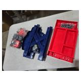 Marvel Spider-Man Bench Set Spiderman Tool Bench Playset with Take Apart Car - Official Marvel Licensed Product (55 Pieces)