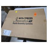 Bits and Pieces Jumbo Puzzle Plateau Jigsaw Puzzle Organizer 26\" x 34\", Wooden, 1500 PCS, 4 Trays