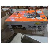 Blackstone Original 2-Burner 28  Propane Omnivore Griddle with Hard Cover