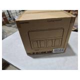 Chefman Dual Basket Digital Air Fryer Oven w/ Easy View Windows  2 Independent 3 Qt Baskets - Black  New