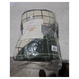 Berkshire Life Reversible Printed Hampshire Soft Throw Blanket, Standard Size, Modern Plaid