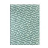 Better Homes & Gardens 6  x 9  Turquoise Diamond Outdoor Rug