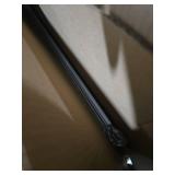 Polycarbonate Window Door Awning Spliced Canopy Brown with Black Bracket 40 Inch x 40 Inch