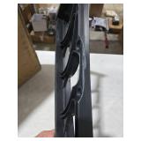 Polycarbonate Window Door Awning Spliced Canopy Brown with Black Bracket 40 Inch x 40 Inch