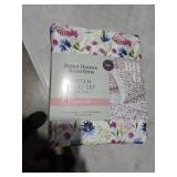 Better Homes & Gardens 4-Piece 300 Thread Count Bashful Blooms Cool Cotton Sateen Bed Sheet Set  King