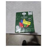 968Indoor/Outdoor 25-Count Ultra Bright LED C9 Christmas Lights, Multicolor, 14
