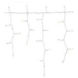 Indoor/Outdoor 300-Count LED Icicle Christmas Lights, Warm White, 18