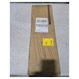 Mainstays Black 24\" Wood Floating Shelves, Set of 2