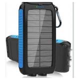Solar Charger Power Bank 49800mAh - Portable Fast Charging Power Bank with Type-C & Dual USB Ports
