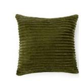 Mainstays 18 x 18 Winter Chalet Corduroy Carved Velvet Plush Polyester Decorative Pillow 2 Pack