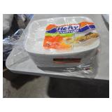 Hefty Everyday Soak Proof White Foam 5 Compartment Trays