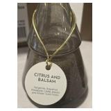 Citrus And Balsam Scented Candle