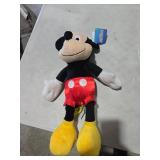 Disney Store Official Mickey Mouse Medium Soft Toy for Kids, Cuddly Character with Fuzzy Texture and Embroidered Details, Soft Tail, Disney Plushy Suitable for All Ages.