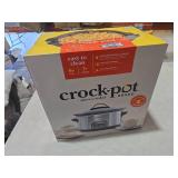 Crock-Pot 6 Quart Programmable Slow Cooker with Timer and Auto Food Warmer Setting, Stainless Steel
