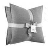 Better Homes & Gardens 20\"x20\" Grey Bisque 2-Pack Linen Decorative Pillows