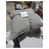 Better Homes & Gardens 20\"x20\" Grey Bisque 2-Pack Linen Decorative Pillows