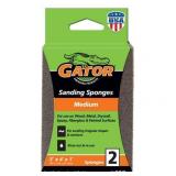 Gator 3-inch x 4-inch x 1-inch Multi-Surface Sanding Sponge Medium Grit 2 Pack