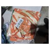 BFFBABY Plus Size Dress A Line Dresses for Women Summer Long Dresses with Sleeve Casual Belted Orange 3X