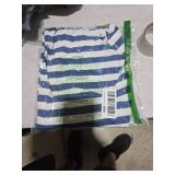 TERIVEEK Women Oversized Striped Color Block Short Sleeve Crew Neck T-Shirts Casual Loose Pullover Tops Summer Tee Shirt Blue White Small