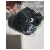 Mesh Crop Tops for Women Sexy Rave Outfits Long Sleeve Mock Neck Sheer Top Festival See Through Shirt Fishnet Cover Up Black Large