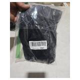 MAYFASEY Womens Maxi Dress Square Neck Long Sleeve Dress Contrast Binding Cocktail Evening Party Elegant Sexy Dresses Black M