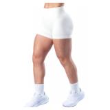 HAODIAN Women Seamless Gym Workout Impact Shorts 4.5