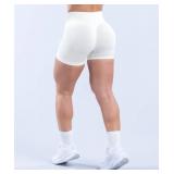 HAODIAN Women Seamless Gym Workout Impact Shorts 4.5
