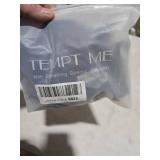 Tempt Me Women Navy Blue Two Piece Scoop Neck Bikini Crop Top Swimsuit Sporty High Waisted Bathing Suit XS