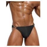 Happy Cherry Swim Briefs for Men Elastic Quick-Dry Bikini Swimwear Surf Bathing Suit Professional Tag M=Us S