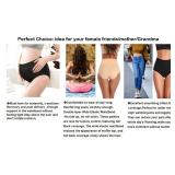 ANNYISON Womens Underwear 3 Pack, Soft Cotton High Waist Breathable Solid Color Briefs Panties for Women (Black +Beige + Grey, XL)