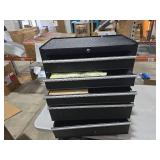 Rolling Tool Chest, 5 Drawers Tool Storage Cabinet, Toolbox with Wheels, Portable Tool Cabinet Organizer with Locking System & Drawer Liners, Tool Storage Cart for Garage, Workshop, Black