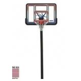 Lifetime 44-inch Adjustable Inground Basketball Hoop with Shatterproof Fusion Backboard, All-Weather Net, and Classic Steel Rim