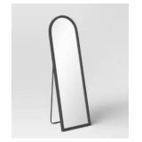 Threshold20\"x65\" Arch Floor Mirror Black - Thresholdâ¢: Easel Back