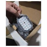 Brightown Solar Lights Outdoor Waterproof IP67, [Cool & Warm Light 2-in-1] Solar Spot Lights Outdoor, 2 Colors 3 Brightness Levels LED Outdoor Solar Lights for Yard Pathway Garden House, 2 Pack