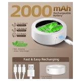 EZVALO Picture Lights for Wall, 2000mAh Rechargeable Battery Magnetic Poster Lights with 3 Color Temps & 12 RGB, Remote Dimmable Timer Painting Light, Wall Decor Light for Art Display, Frame (6 Pack)