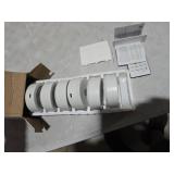 EZVALO Picture Lights for Wall, 2000mAh Rechargeable Battery Magnetic Poster Lights with 3 Color Temps & 12 RGB, Remote Dimmable Timer Painting Light, Wall Decor Light for Art Display, Frame (6 Pack)