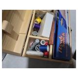 Handheld Sewing Machine, with Elegant Wooden Sewing Box and 153-Piece Sewing Kit, Mini Portable Cordless Hand Held Stitching Machine, Perfect for Adults, Beginners, and Quick Home Repairs