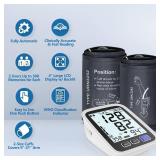 Blood Pressure Machine Upper Arm, 2 Size Cuffs Fit Arms from Medium 9\"-17\" to Extra Large XL 13\"-21\", Accurate Automatic Digital BP Kit Home Use, Large Backlit LCD, BP Monitor Dual-User Mode