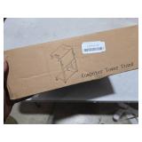 JANE EYRE Computer Tower Stand - Adjustable PC Tower Stand CPU Holder Cart with Charging Station for Office Home Classroom,23.03\"-28.3\" H, black