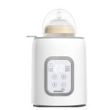 Bottle Warmer, GROWNSY 8-in-1 Fast Baby Milk Warmer with Timer for Breastmilk or Formula, Accurate Temperature Control, with Defrost, Sterili-zing, Keep, Heat Baby Food Jars Function