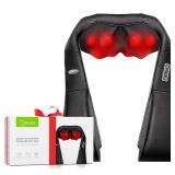 cotsoco Neck Massager,Shiatsu Shoulder and Back Massager with Heat, Electric Deep Tissue Massage Pillow for Body Muscle Pain Relief,Best Gifts Mom Dad Women Men,Home, Office Car Use