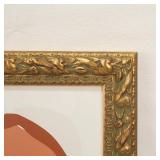 FOLKOR Wood Canvas Frame for 6x8 Oil Paintings, Finished 6x8 Gold Ornate Frame for Wall Art Prints, Luxury Vintage Painting Frame for Home Office Decor (Empty Frame, No Glass Cover & Backboard)