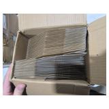 EXYGLO Cardboard Storage Bins 35 Pack, 9.4x3x4.5 Inch Cardboard Boxes, Corrugated Organizer Bins for Pantry, Shelves, Garage, Office, Shop, White