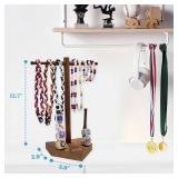 Wooden Baseball or Softball Drip Necklace Organizer Holder, Championship Ring Display Holder, Softball Ring Holder, Sports Ring Holder, Drip Necklace Championship Ring Holder Baseball Display Gift