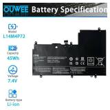 OUWEE L14M4P72 Laptop Battery Compatible with Lenovo Yoga 3 14inch Yoga 3-1470 IdeaPad Yoga 700-14ISK Series Notebook L14S4P72 5B10K10224 5B10K10226 5B10G75095 5B10G84689 7.4V 45Wh 6280mAh